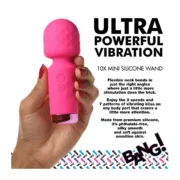 Massajador XR Cor de Rosa Silicone Massagem Erótica - nacloset 2