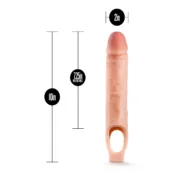 Capa peniana Blush Performance Carne Ø 4,6 cm 19 cm Consoladores - nacloset 2