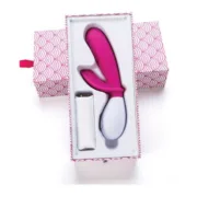 Vibrador Snuggle Dupla Estimulação Lovelife by OhMiBod AT015 Branco/Rosa Sexshop - nacloset 2