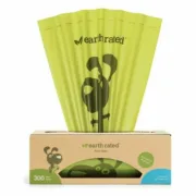 Dispensador de Sacos para Cães Earth Rated UNSCENTBIO300 Papel Plástico (300 uds) Animais de Estimação - nacloset