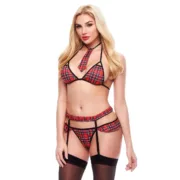 Fantasia Erótica Teacher’s Pet School Girl Vermelho M/L Fantasias eróticas - nacloset 2