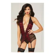 Espartilho Peñascal Preto/Vermelho (Tamanho único) Babydolls e bodies - nacloset