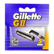Reposição de Lâminas de Barbear GII Gillette Ii (5 pcs) Depilação e acessórios para barbear - nacloset