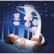 Móvel Projetor Infantino Sweet Girl Night 3 em 1 Brinquedos interativos - nacloset 2