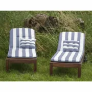 Almofada para Espreguiçadeira Jardin Prive Azul 180 x 56 x 10 cm Casa | Jardim - nacloset 2