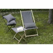 Ligstoel Jardin Prive Castanho Cinzento 132 x 55 x 35 cm madeira de faia Casa | Jardim - nacloset 2