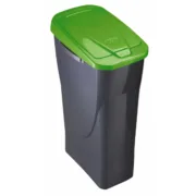Caixote de Lixo para Reciclagem Mondex Ecobin Verde Com tampa Casa | Jardim - nacloset