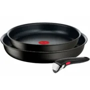 Conjunto de Frigideiras Tefal INGENIO UNLIMITED Ø 22 cm Ø 26 cm Preto Cozinha | Gourmet - nacloset