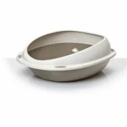 Caixa de Areia para Gatos Aimé 45 x 36 x 15,5 cm Bege Taupe Plástico Animais de Estimação - nacloset