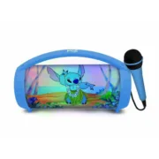 Altifalante Bluetooth com microfone para karaoke Lexibook Stitch Disney Azul Colunas Bluetooth - nacloset 2
