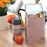 Bolsa Térmica Béaba 22 cm Cor de Rosa Produtos de relaxamento - nacloset 2