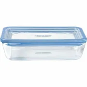 Conjunto de Lancheiras Pyrex Azul Transparente 3 Peças Cozinha | Gourmet - nacloset 2