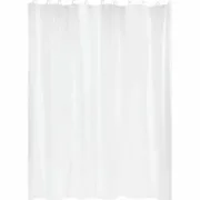 Cortina de Duche Gelco Branco PVC PEVA 180 x 200 cm Banho - nacloset