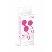 Bolas de Orgasmo Yoba Silicone Cor de Rosa Bolas chinesas - nacloset 2