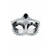 Venda Maskarade Prateado Bondage - nacloset