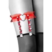 Cinta de Ligas Bijoux Pour Toi Vermelho Lingerie e Roupa Interior - nacloset