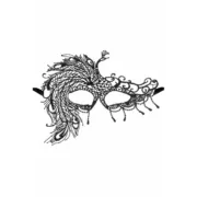 Venda Maskarade Preto Bondage - nacloset