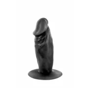 Dildo Realista Real Body Preto 11 cm Consoladores - nacloset