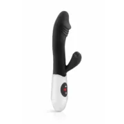 Vibrador de Ponto G Yoba Preto Silicone Sexshop - nacloset