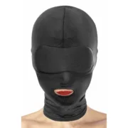 Máscara Fetish Tentation Preto Bondage - nacloset