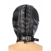 Máscara Fetish Tentation Preto Bondage - nacloset 2
