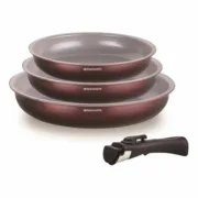 Frigideira Arthur Martin Prune Alumínio Ø 24 cm Ø 20 cm Ø 28 cm (3 Unidades) Cozinha | Gourmet - nacloset