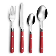 Conjunto de Talheres Amefa Saxo Metal Duas cores 16 Peças (25 cm) Cozinha | Gourmet - nacloset