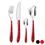 Conjunto de Talheres Amefa Bistro Metal Duas cores 24 Peças Cozinha | Gourmet - nacloset