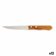 Faca para Carne Amefa Steak Madera Aço Metal 12 Unidades 20,5 cm (Pack 12x) Cozinha | Gourmet - nacloset 2