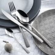 Conjunto de Garfos de Sobremesa Amefa Havane Jungle Metal Aço inoxidável 12 Unidades Cozinha | Gourmet - nacloset 2