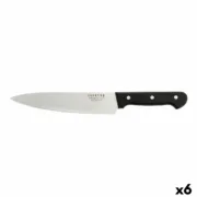 Faca de Chef Sabatier Universal Preto Metal 20 cm (6 Unidades) Cozinha | Gourmet - nacloset 2