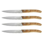 Conjunto de Facas Amefa 497511NT01PK4 Castanho Metal 4 Peças 21,5 cm (4 Unidades) Conjuntos de Facas - nacloset