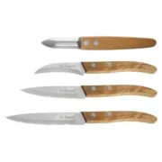Conjunto de Facas Amefa Forest Wood 4 Peças Conjuntos de Facas - nacloset
