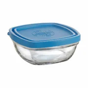Lancheira Quadrada com Tampa Duralex FreshBox Azul 300 ml 11 x 11 x 5 cm (12 Unidades) A Preço de Revenda - nacloset 2