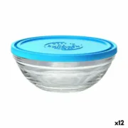 Lancheira Redonda com Tampa Duralex FreshBox Azul 310 ml (12 Unidades) A Preço de Revenda - nacloset