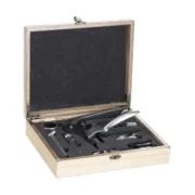 Conjunto de Acessórios para Vinho 5five Simply Smart Sommelier Madeira Cozinha | Gourmet - nacloset