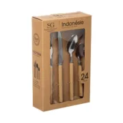 Faqueiro 5five Indonesia (24 Peças) Cozinha | Gourmet - nacloset 2