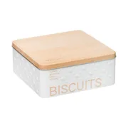 Caixa Multiusos Nature Scandi Metal Branco 500 gr Casa | Jardim - nacloset