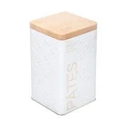 Caixa Multiusos Nature Scandi Metal Branco 500 gr Casa | Jardim - nacloset