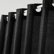 Cortina de Duche TODAY Preto Poliéster 180 x 200 cm (12 Unidades) A Preço de Revenda - nacloset 2