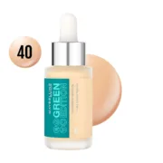 Base de Maquilhagem Fluida Maybelline Green Edition Nº 40 Óleo (20 ml) Cosmética - nacloset 2
