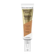 Base de Maquilhagem Cremosa Max Factor Miracle Pure Nº 82 Deep bronze Spf 30 30 ml Cosmética - nacloset