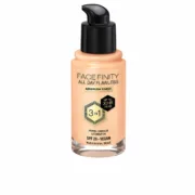 Base de Maquilhagem Cremosa Max Factor Face Finity All Day Flawless 3 em 1 Spf 20 Nº W33 Crystal beige 30 ml Cosmética - nacloset