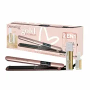 Ferro de Cabelo Saint-Algue Demeliss Gold Love 25 x 120 mm 2 em 1 Alisadores - nacloset