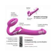 Vibrador Strap-on-me 6017425 Cor de Rosa Sexshop - nacloset 2