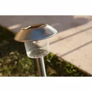 Lâmpada solar Lumisky Alesia LED Prateado Aço inoxidável Branco Frio (8 Unidades) A Preço de Revenda - nacloset 2