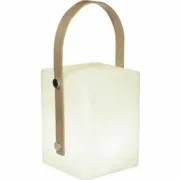 Lâmpada de mesa Lumisky Tiky 10 x 10 x 25 cm Branco Castanho Bambu Plástico Casa | Jardim - nacloset