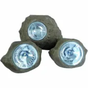 Lâmpada solar Lumisky ROCKY BROWN Cinzento (3 Unidades) (3 Peças) A Preço de Revenda - nacloset