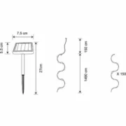 Grinalda de Luzes LED Galix G4430 16,4 m Casa | Jardim - nacloset 2