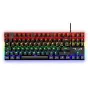 Teclado Gaming The G-Lab Mercury AZERTY Francês Preto Informática | Gaming - nacloset